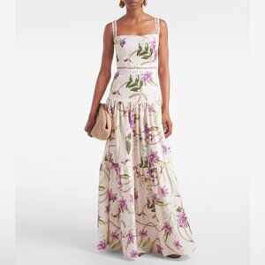 Agua by Agua Bendita Lima printed cotton maxi dress